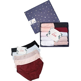 Combo 10 quần lót nữ LIBRA microfiber p-9208 - Màu sắc ngẫu nhiên (Kèm hộp và thiệp)