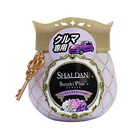 Hộp sáp thơm Shaldan 90g, giúp khử mùi và đem lại hương thơm tinh tế, quyến rũ trên xe hơi - nội địa Nhật Bản