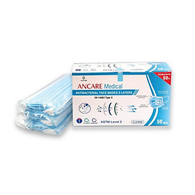 Khẩu trang y tế AnCare xanh 3 lớp 50 cái - 3500298