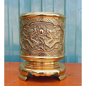 Bát Hương Trụ Bằng Đồng (4 Size)