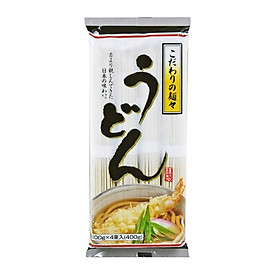 Mì Udon khô - 400g Nhật Bản (100g x 4 bó)
