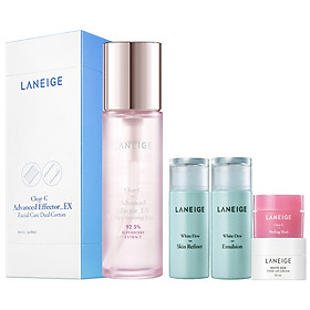 Bộ Tinh Chất Da Sáng Hồng Rạng Rỡ Laneige Clear-C Advanced Effector_Ex The First Boosting Essence (150ml)