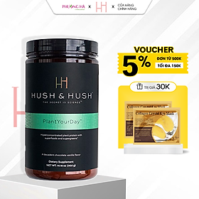 Bột Protein Thuần Chay Cung Cấp Vitamin Hush And Hush Plant Your Day 402g