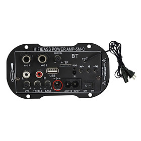 Audio Bluetooth Amplifier Board Mini Stereo High Power With BT w/ Remote