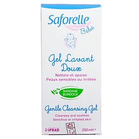 Gel tắm gội dịu nhẹ cho bé Saforelle Bebe 250ml