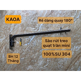 Mua Thanh treo quạt trần mini. Trục quay dạng rút ( Lắp đặt cho mọi vị trí. BH12 THÁNG )
