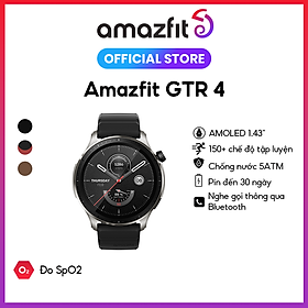 Đồng Hồ Thông Minh Cao Cấp Amazfit GTR 4 - Theo dõi sức khỏe 24h - 150 môn thể thao - Nghe gọi thông qua kết nối Bluetooth - Pin tới 30 ngày - Hàng Chính Hãng