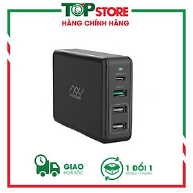 Mua Adapter Sạc 4 Cổng Cho Macbook Innostyle Gomax Pro 80W Tích Hợp USB Type-C Power Delivery Hỗ Trợ Sạc Nhanh Quick Charge 3.0 - Hàng Chính Hãng