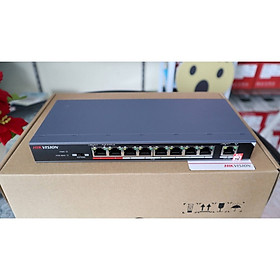 Mua DS-3E0310P-E/M Switch mạng 8 cổng PoE   2 cổng uplink 10/100/1000 Mbps - SP chính hãng HIKVISION BH 24 tháng