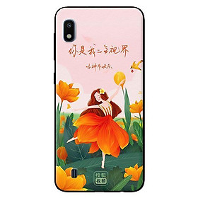Ốp lưng in cho Samsung Galaxy A10 mẫu Cô Gái Múa - Hàng chính hãng