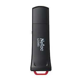 USB 2.0 Netac U208S Có Khóa Chống Ghi 32GB - Đen