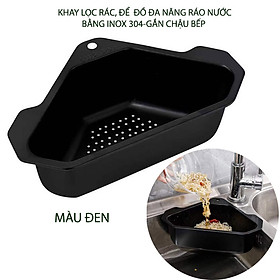 Mua Giỏ lọc rác  để đồ đa năng gác chậu rửa bát làm bằng inox 304