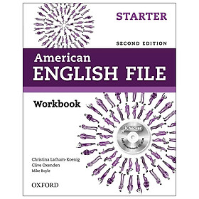 American English File (2 Ed.) Starter: Workbook And IChecker - Paperback