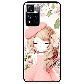 Ốp lưng dành cho Xiaomi Redmi Note 11 Pro 5G ( Bản Nội Địa ) mẫu Anime Cô Gái Bánh Bèo