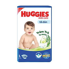 Tã dán Huggies Skincare Super Jumbo L68