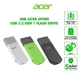 USB 3.2 Gen 1 Acer UP300 dung lượng USB 8GB - 1TB - Hàng chính hãng 