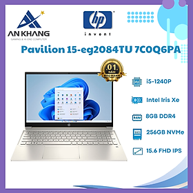 Mua Laptop HP Pavilion 15-eg2084TU 7C0Q6PA (Core i5 1240P/ 8GB/ 256GB SSD/ Intel Iris Xe Graphics/ 15.6inch Full HD/ Windows 11 Home/ Gold/ Hợp kim nhôm) - Hàng Chính Hãng - Bảo Hành 12 Tháng