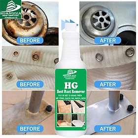 Mua Dung dịch tẩy ố mốc rỉ sét trên đá   Bê tông  nhựa   ceramic  inox HG Best Rust Remover 1000ml