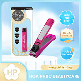 Bấm Móng Tay Inox Hoa Văn Kai Razor 01021-HC3600 Màu Hồng Size Nhỏ