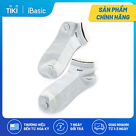 Combo 2 vớ nam cổ ngắn logo iBasic iBasic SOM001