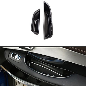 2pcs Car Door Handle Storage Box Tray for C Class W205 GLC X253 2015-2019