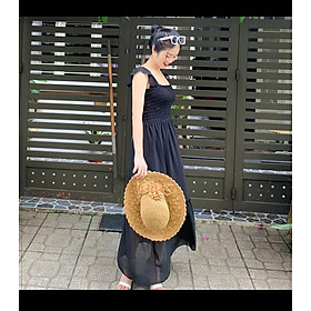 Đầm maxi - Màu đen - Free size