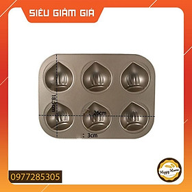 Khuôn nướng bánh chống dính hình HẠT DẺ SIÊU ĐẸP
