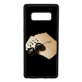 Ốp lưng cho Samsung Galaxy Note 8 nền đen ách 1 - Hàng chính hãng
