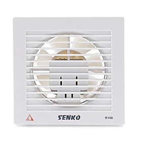Quạt Hút Thông Gió Senko H100 (25W) - Trắng - Hàng Chính Hãng