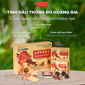 Tinh Dầu Thông Đỏ Hoàng Gia Hàn Quốc Royal Korea 120 Viên – Nhập Khẩu Chính Hãng