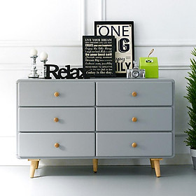 Mua Tủ 6 Ngăn Kéo Rora Grey IBIE - BSK6RORG