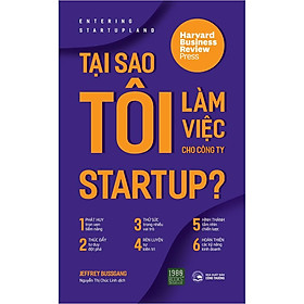 Hình ảnh Sách  Tại Sao Tôi Làm Việc Cho Công Ty Startup? - BẢN QUYỀN