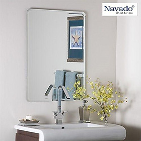 Gương soi phòng tắm, bàn trang điểm phôi Bỉ nhập khẩu Dantalux DAN102C 60x80cm