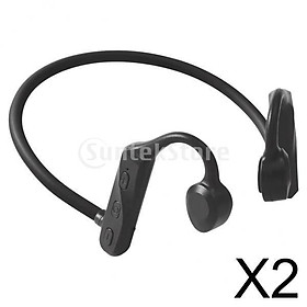 2x Bluetooth 5.0 Bone Conduction Headphone Voice Control Sweatproof