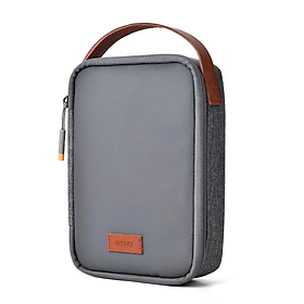 Túi đựng phụ kiện di động cho điện thoại / cho Macbook / Laptop hiệu WiWU Minimal Tech Pouch Travel In Style - chất liệu 600D Polyester cao cấp, ngăn chứa đồ rộng rãi, chống thấm nước - Hàng nhập khẩu