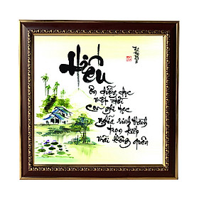Mua Tranh Thư Pháp Chữ Hiếu -Nhớ Ơn Cha Mẹ V51-33