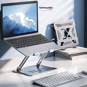 Mua Giá Đỡ Máy Tính  Laptop  Hợp Kim Nhôm Cao Cấp. Hỗ Trợ Tản Nhiệt Chống Mỏi Cổ  Vai  Gáy Model FS099. Hàng Chính Hãng Tamayoko