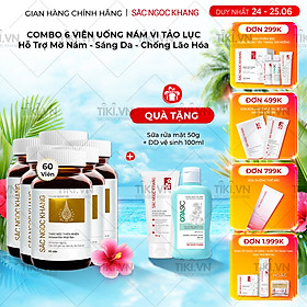 Combo 6 Viên Uống Sắc Ngọc Khang Vi Tảo Lục Hộp 60 viên