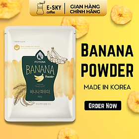 Bột Chuối Pomona Banana Powder Nguyên Liệu Pha Chế Cà Phê Sữa Chuối Đá Xay Milk Foam Hàn Quốc 800g