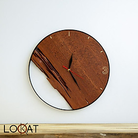 Mua Đồng Hồ Treo Tường Trang Trí Phòng Làm Việc Sang Trọng Gỗ Mộc Tự Nhiên DH24050001