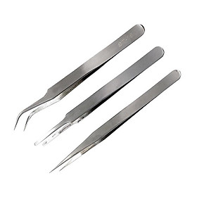 Nhíp bằng thép không gỉ sửa chữa thủ công Tiện ích DIY điện tử nhíp chính xác nhọn khuỷu tay nhọn miệng nhíp nhỏ