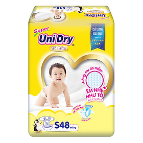 Tã Dán Cho Bé Cho Bé Unidry (G6+) Size S48 (48 miếng)