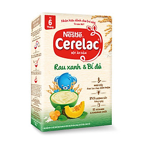 Bột Ăn Dặm Nestlé Cerelac - Rau Xanh Và Bí Đỏ (200g)