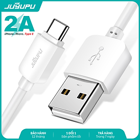 Mua Cáp sạc JUYUPU N102040 2A dài 1m giá rẻ dây sạc iPhone Micro Type C phù hợp điện thoại Samsung OPPO Vivo HUAWEI XIAOMi - HÀNG CHÍNH HÃNG