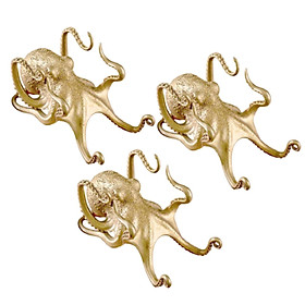 3pcs Octopus Cell Phone Holder Organizer Octopus Statue for Office Decor
