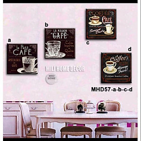 Mua Tranh bộ dán quán cafe trang trí