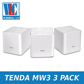 Bộ 3 sản phẩm phát Wifi Tenda Nova MW3 3 PACK - Hàng Chính Hãng