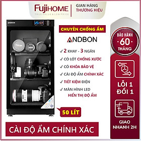 Tủ chống ẩm máy ảnh 50 lít điện tử Andbon