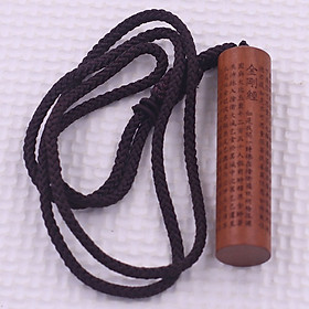 Mặt dây chuyền Cây kinh kim cang ( 1.5cm x 6.3cm ) kèm vòng cổ dây dù