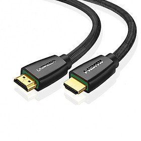 Cáp hdmi 2.0 mạ vàng hỗ trợ độ phân giải tối đa 4k/60Hz 4096x2160 hỗ trợ 3D dùng cho máy tính, máy chiếu, tivi, tivi box, PS3/4...... Dài 3m UGREEN HD118 50464 - Hàng Chính Hãng